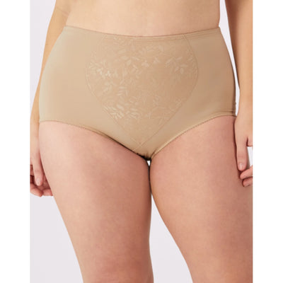 Hanes - Womens Bali Jacquard Shaping Brief 2-Pack