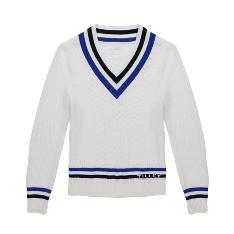 Tilley - Womens Preppy Deep V Sweater