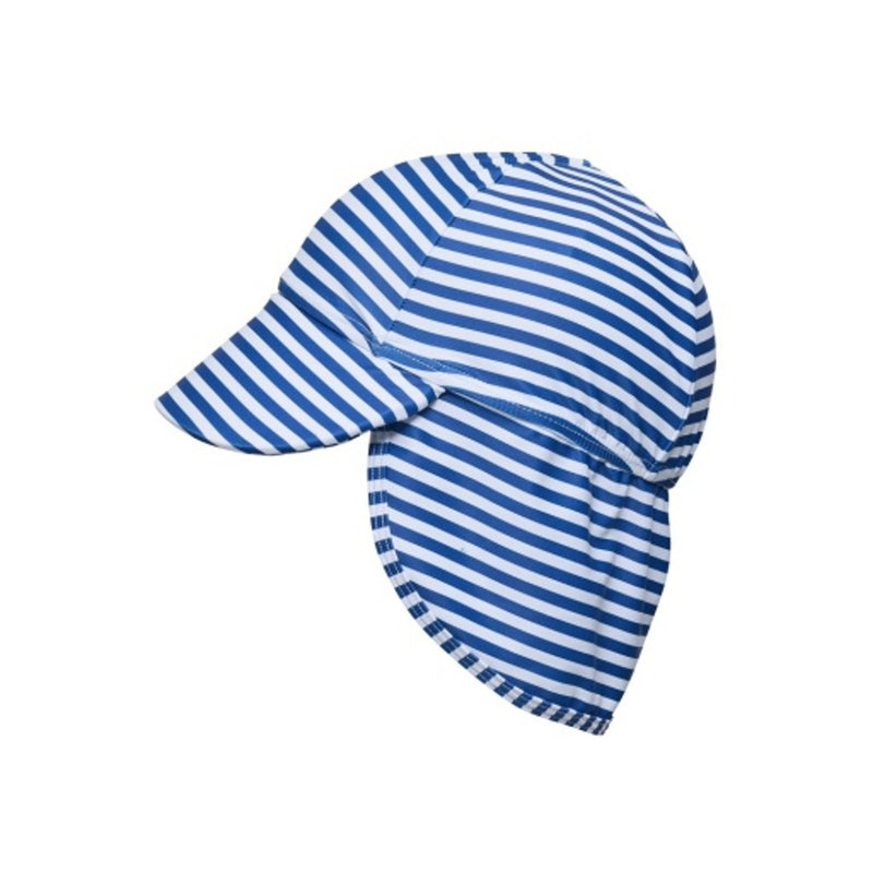 Snapper Rock - Boys Denim Stripe Floating Flap Hat