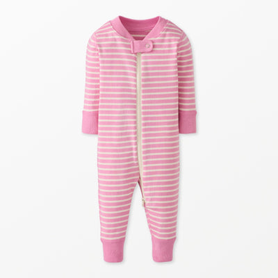 Hanna Andersson - Baby Striped 2-Way Zip Sleeper