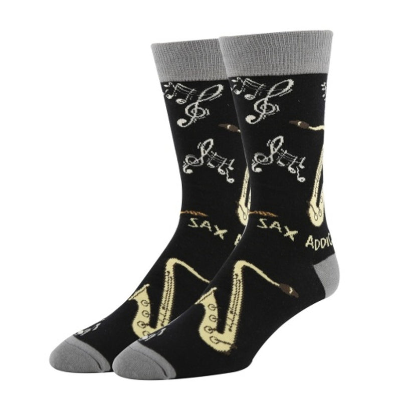 Oooh Yeah - Mens Sax Addict Mens Crew Socks