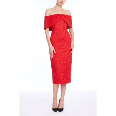 Badgley Mischka - Womens Embossed Scuba