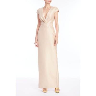 Badgley Mischka - Womens Cap Slv Gown