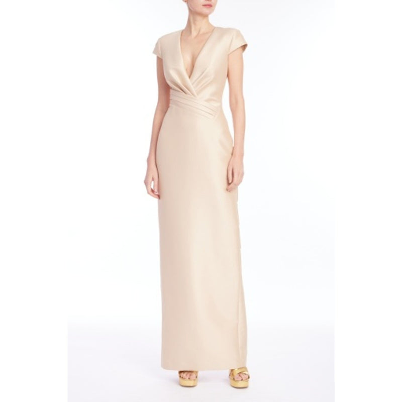 Badgley Mischka - Womens Cap Slv Gown
