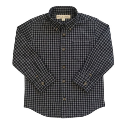 Hope & Henry - Boys Organic Stretch Poplin Shirt