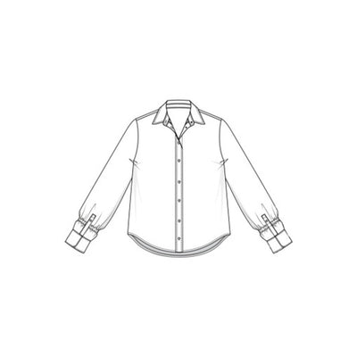 Liverpool Los Angeles - Womens Adjustable Slv Button Front Woven Top