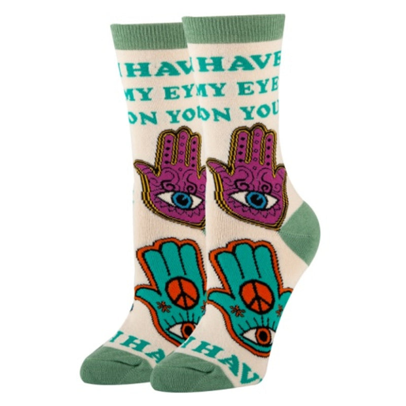 Oooh Yeah - Womens Crew Socks-Eye on You