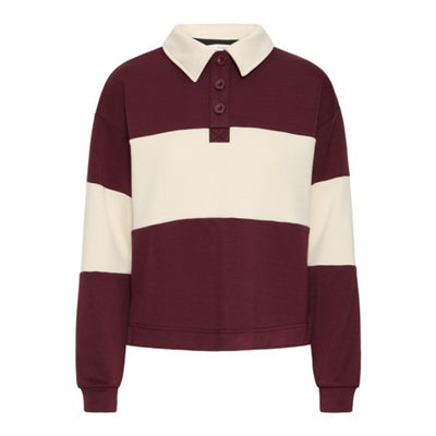 DK Company - Womens Bypusti Contrast Polo Pullover
