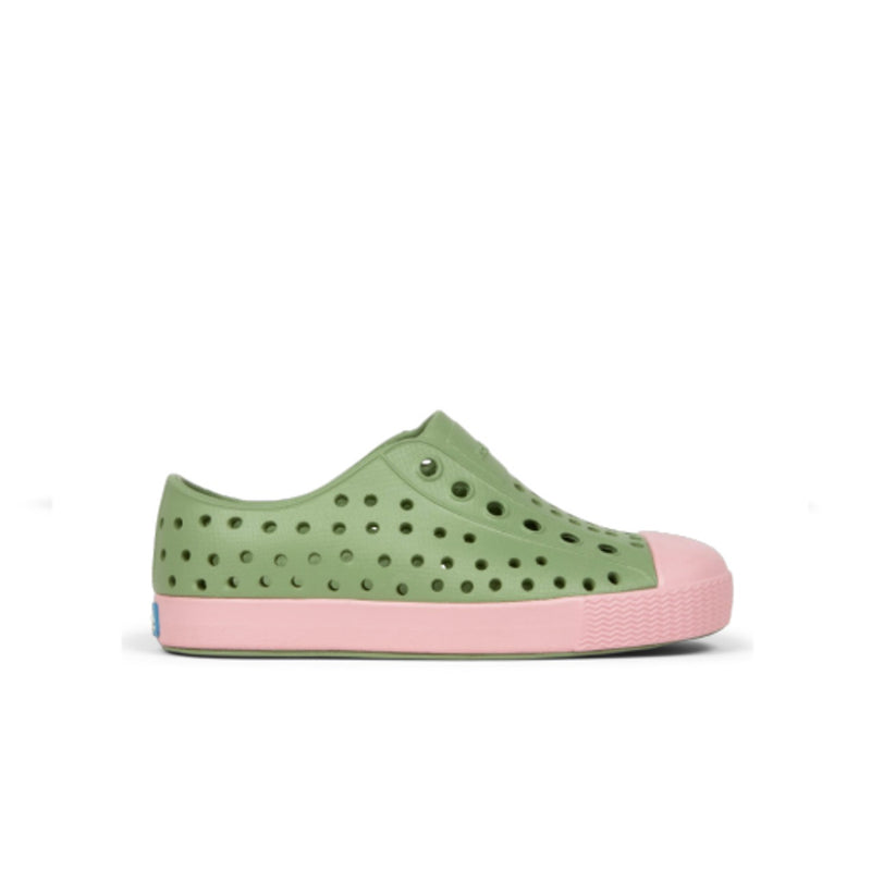 Native Shoes - Unisex Jefferson Kids - Aloe Green/ Tinker Pink