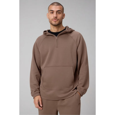 Fabletics - Mens the Gridtech Quarter Zip Hoodie
