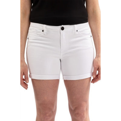 1822 Denim - Womens Curvy 7" Rolled 5" Denim Short
