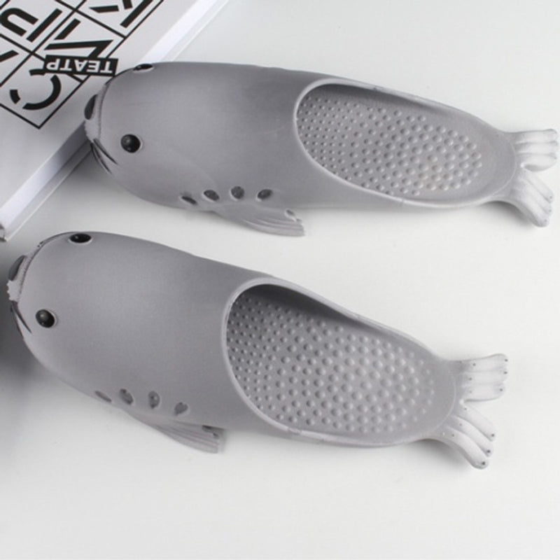 Oooh Yeah - Unisex Sea Lion Gray- Silly Slides- Unisex