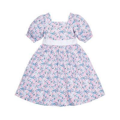 Hope & Henry - Girls Puff Sleeve Party Dress