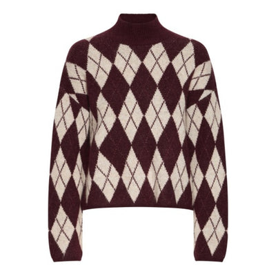 DK Company - Womens Bynafta Argyle Jumper