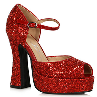 Ellie Shoes - 5.5"Heel Open Toe Shoe with Ankle Strap