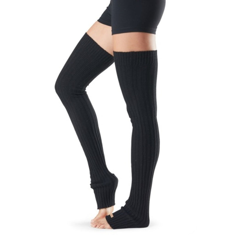 Thirty Three Threads - Unisex Leg Warmers Thigh High Blk