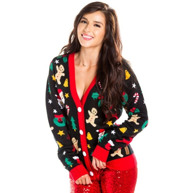 Tipsy Elves - Womens Cookie Cutter Cardigan