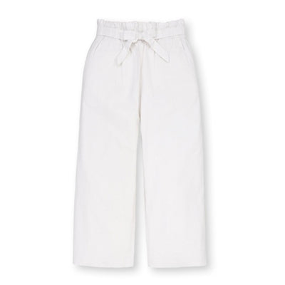 Hope & Henry - Girls Linen Paper Bag Tie-Waist Pant