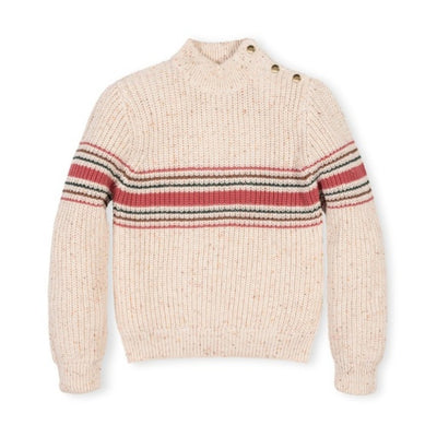 Hope & Henry - Girls Organic Mock Neck Sweater