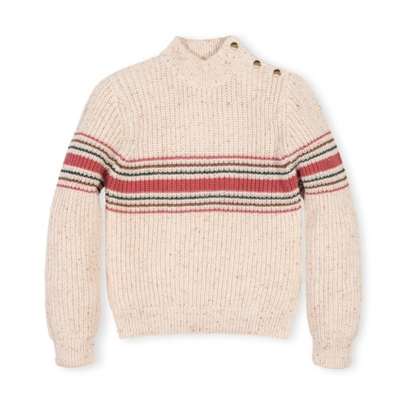 Hope & Henry - Girls Organic Mock Neck Sweater