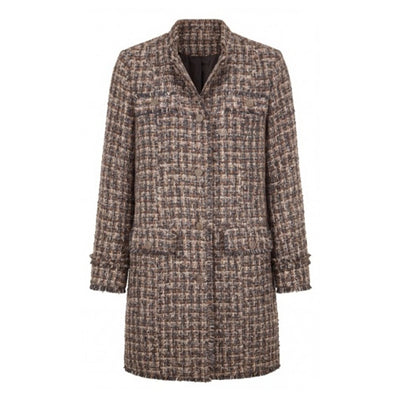 Liverpool Los Angeles - Womens Mandarin Collar Lady Coat