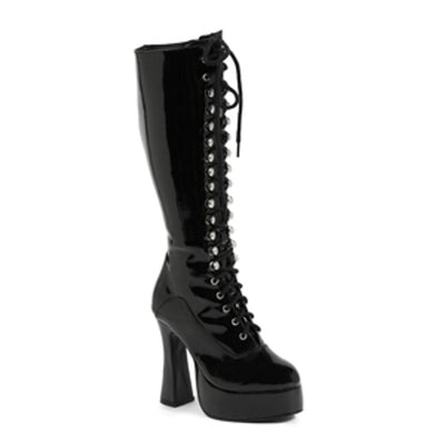 Ellie Shoes - 5" Heel Knee Boots W/Zipper