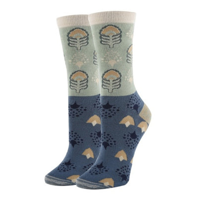Oooh Yeah - Womens Bamboo Crew Socks Romantico Women
