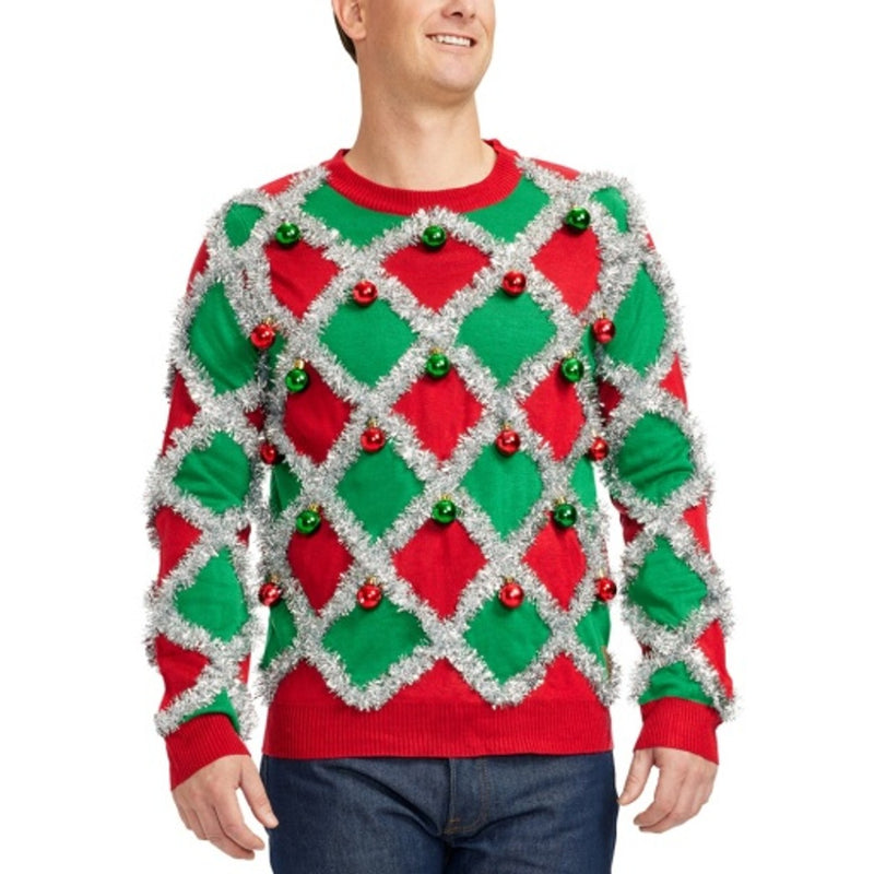 Tipsy Elves - Mens Tacky Tinsel Sweater