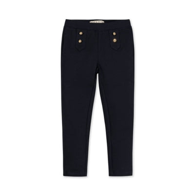 Hope & Henry - Girls Button Placket Ponte Pant