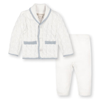 Hope & Henry - Baby Organic Cardigan and Legging Set