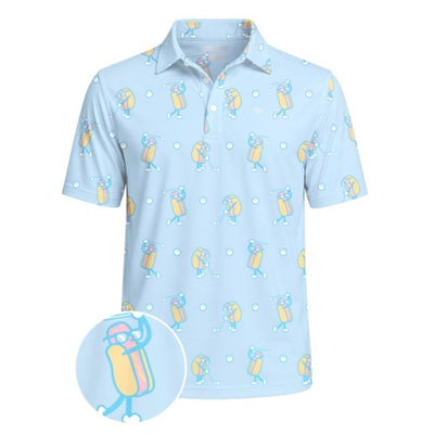 Tipsy Elves - Mens Sizzlin' Swing Golf Polo