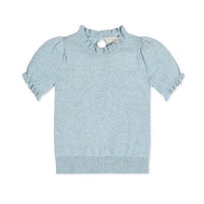 Hope & Henry - Girls Organic Puff Sleeve Sweater