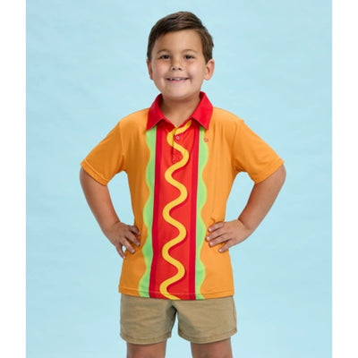 Tipsy Elves - Boys Toddler Boys Hot Dogger Golf Polo