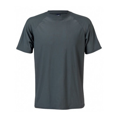 Snapper Rock - Mens Slate Short Sleeve Rash Top