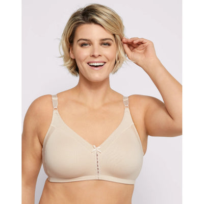 Hanes - Womens Bali Double Support Cotton Blend Wireless Bra