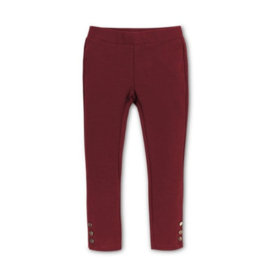Hope & Henry - Girls Button Cuff Ponte Pant