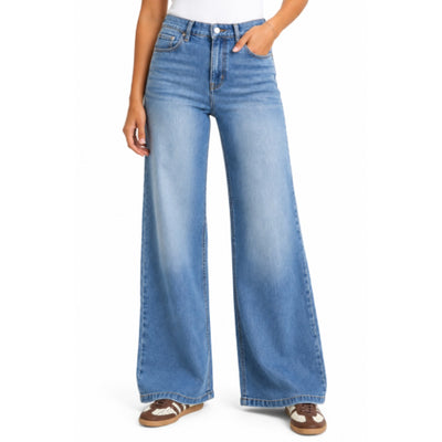 1822 Denim - Womens 33" High Rise Wide Leg