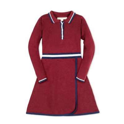 Hope & Henry - Girls Organic Henley Sweater Dress