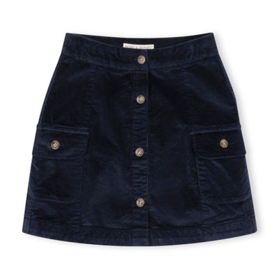 Hope & Henry - Girls Organic Corduroy Button Front Skirt
