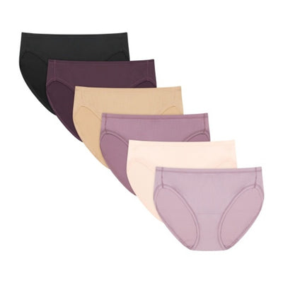 Hanes - Womens Comfort Flex Fit Breathable Mesh Bikini Panty 6-Pack