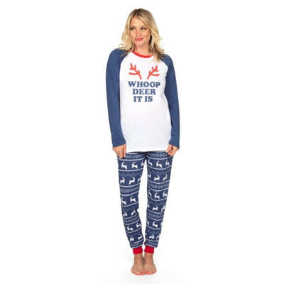 Tipsy Elves - Womens Whoop Deer It Is Pajama Set