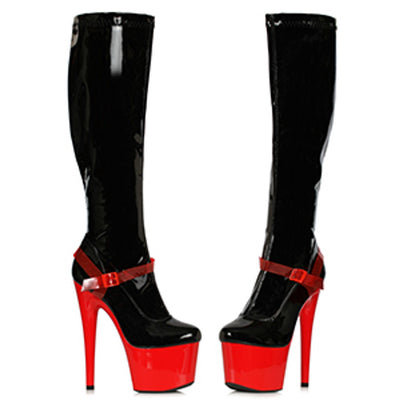 Ellie Shoes - 7" Stiletto Stretch Knee High Boot W/Zipper
