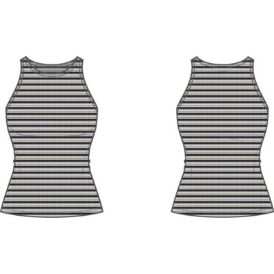 Fabletics - Womens Modal Rib High Neck Built-in Bra Tank