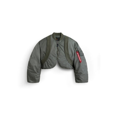 Alpha Industries - Womens Ma-1 Oversized Fit Flight Jacket with (Knit Rib)