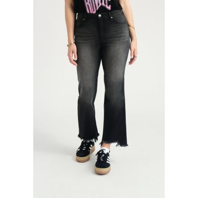 1822 Denim - Womens 27" Demi Boot Jean with Sharkbite Hem