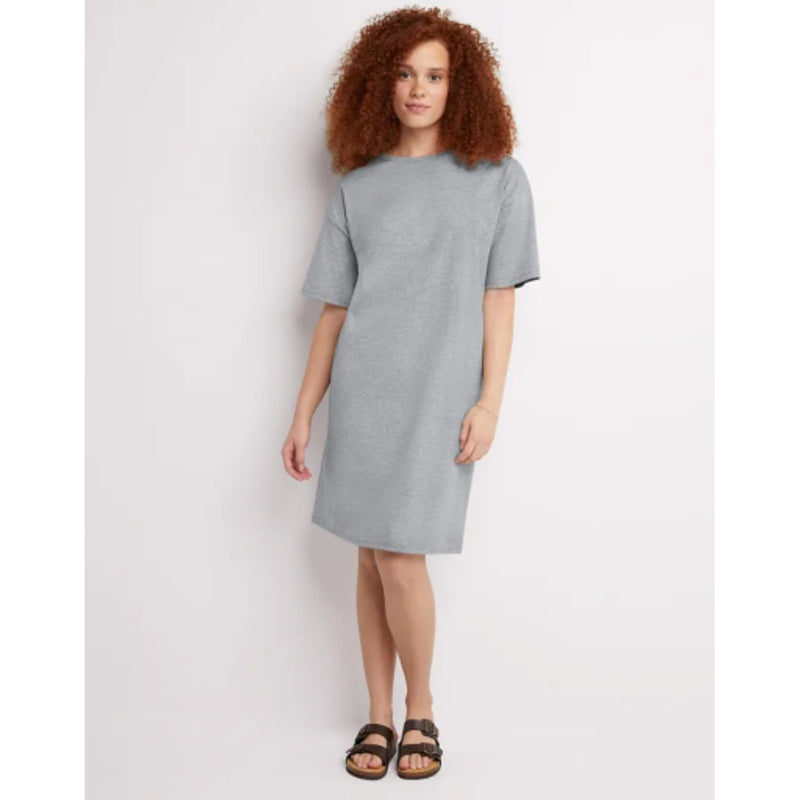 Hanes - Womens 5660-Hanes Essentials Womens T-Shirt Dress Cotton