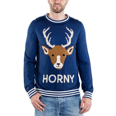 Tipsy Elves - Mens Horny As Buck Sweater