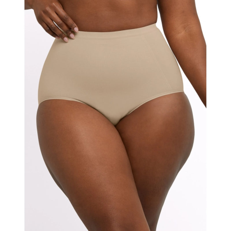 Hanes - Womens Bali Seamless Extra Firm Control Shaping Brief 2-Pack