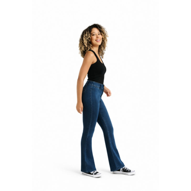 1822 Denim - Womens Petite 29" Silk Slim Boot Trouser