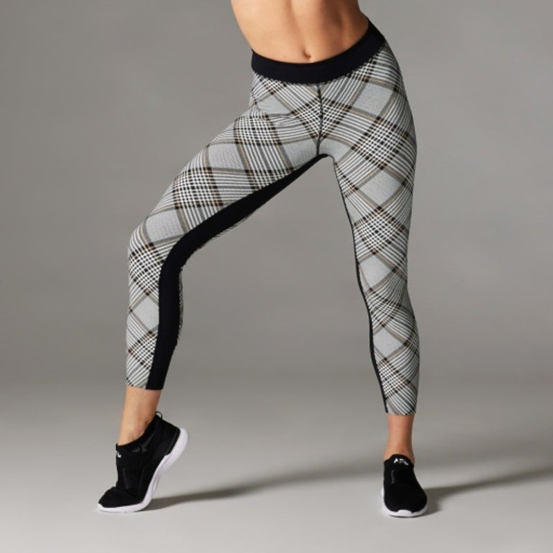 Thirty Three Threads - Unisex Mid-Rise 7/8 Tight Plaid